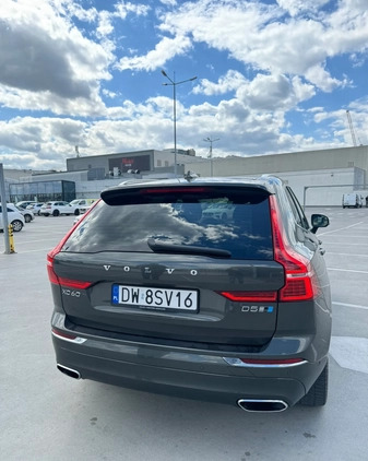 Volvo XC 60 cena 147000 przebieg: 130000, rok produkcji 2018 z Warszawa małe 121